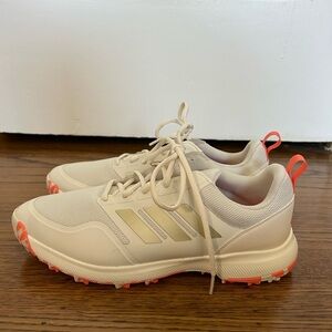Adidas Cream and Orange Sneakers